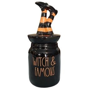 Rae Dunn “ Witch and Famous” Canister